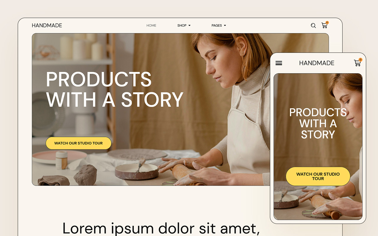 Handmade - Template Pack for PrestaShop