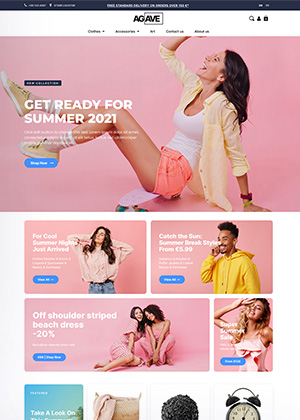 Minimal Fashion Template Pack - Creative Elements pagebuilder